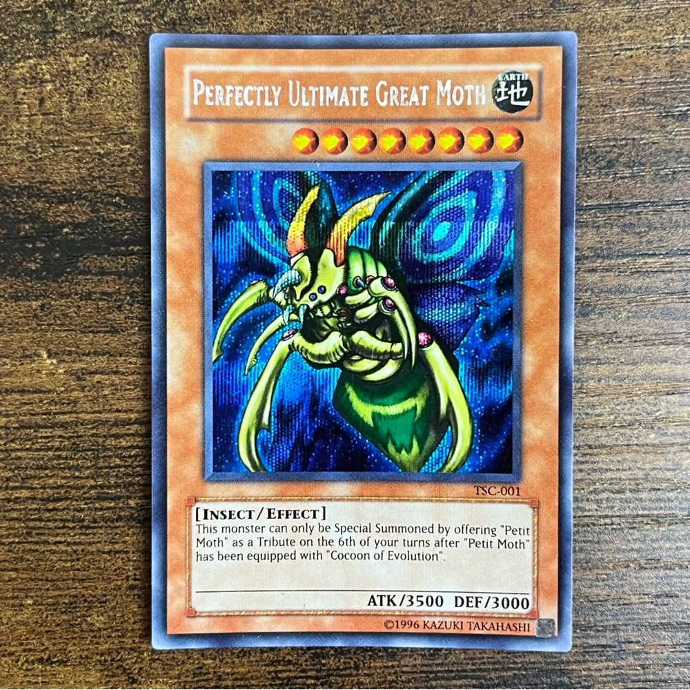 Yugioh Perfectly Ultimate Great Moth TSC-001 Prismatic Secret Rare